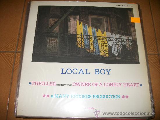 Discos de vinilo: 45 LP - LOCAL BOY - THRILLER - Foto 1
