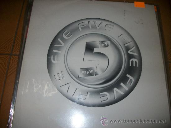 Discos de vinilo: PROMO LP - FIVE - EVERYBODY GET UP - Foto 1