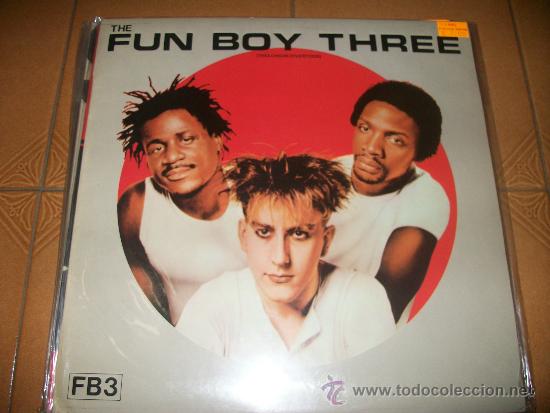 Dischi in vinile: LP - THE FUN BOY THREE - FUNRAMA , SANCTUARI , BEST OF LUCK MATE &hellip; - CON POSTER - SIN ENCARTE