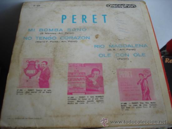Discos de vinilo: PERET   MI BOMBA SONO - Foto 2