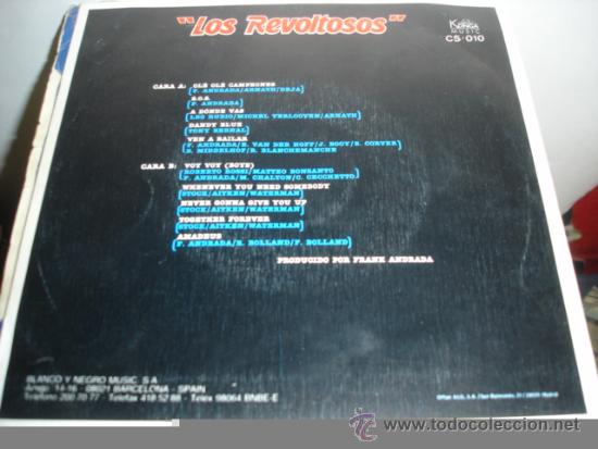 Discos de vinilo: LOS REVOLTOSOS    REVOLTOSOS  PROMO - Foto 2