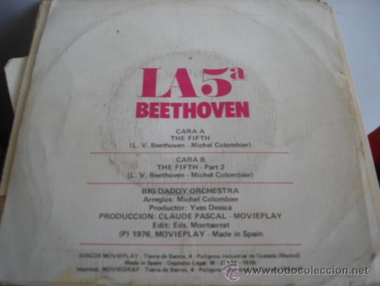 Discos de vinilo: BIG DADDY ORCHESTRA   LA 5&ordf; - Foto 2