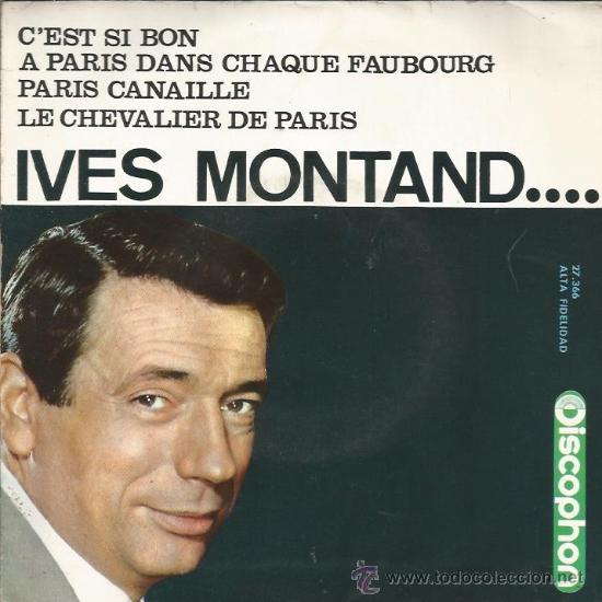 Discos de vinilo: EP IVES MONTAND : C&acute;EST SI BON - Foto 1