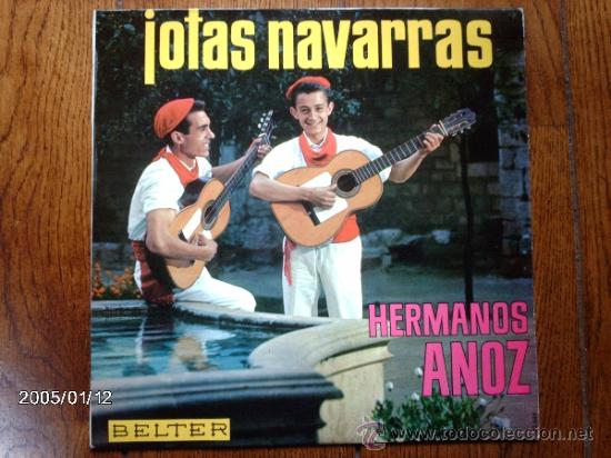 Discos de vinilo: hermanos anoz  - jotas navarras - Foto 1