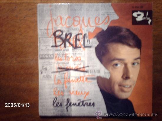 Discos de vinilo: jacques  brel  - les toros  +  3 - Foto 1