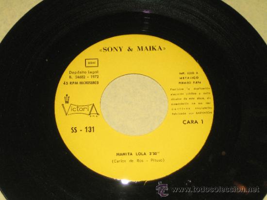 Discos de vinilo: SONY Y MAIKA - - Foto 1