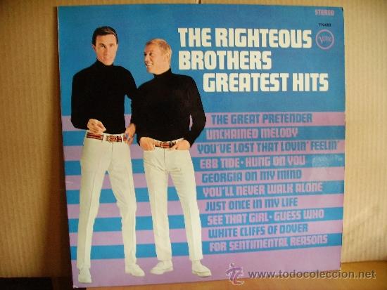 Discos de vinilo: THE RIGHTEOUS BROTHERS --- GREATEST HITS - Foto 1