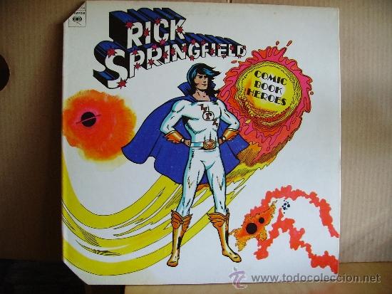 Discos de vinilo: RICK SPRINGFIELD --- COMIC BOOK HEROES - Foto 1