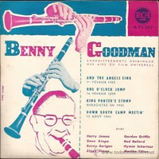 Discos de vinilo: EP-BENNY GOODMAN-RCA 75307-FRANCE-1957-JAZZ. Lote 37334960