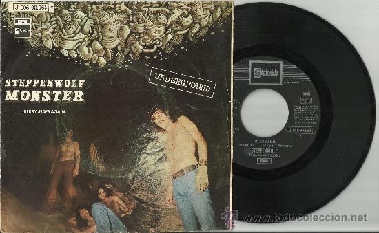 Discos de vinilo: steppenwolf single monster espa&ntilde;a 1969 - Foto 1