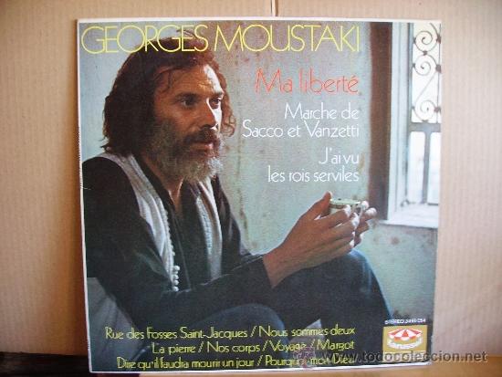 Discos de vinilo: GEORGES MOUSTAKI ---- MA LIBERTE - Foto 1