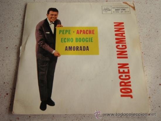 Discos de vinilo: JORGEN INGMANN ( PEPE - APACHE - ECHO BOOGIE - AMORADA ) SWEDEN EP45 METRONOME - Foto 1