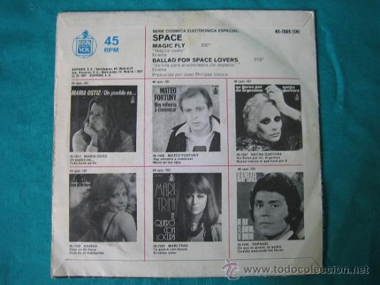 Discos de vinilo: SPACE  MAGIC FLY 1977 - Foto 4