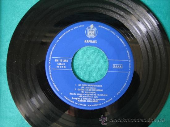 Discos de vinilo: RAPHAEL 1967 EUROVISION - Foto 3