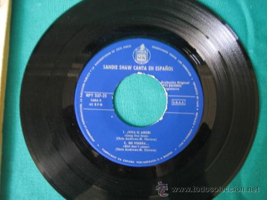 Discos de vinilo: SANDIE SHAW 1966 - Foto 3