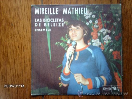 Discos de vinilo: mireille mathieu  -  las bicicletas de belsize  + ensemble - Foto 1