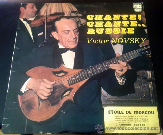Discos de vinilo: VICTOR NOVSKY, CHANTE CHANTE RUSSIE - LP FRANCIA - Foto 1