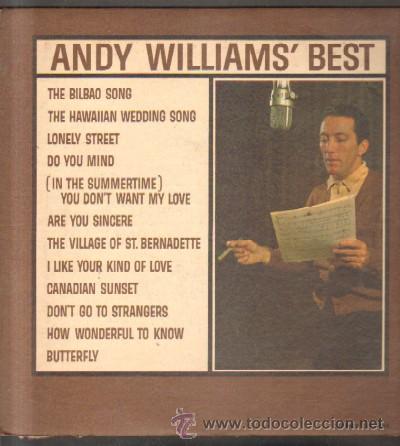Discos de vinilo: LP, ANDY WILLIAMS BEST. LP-SEXT-155 - Foto 1