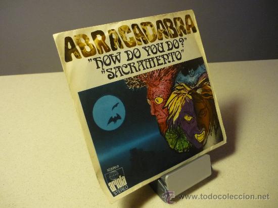 Discos de vinilo: ABRACADABRA HOW DO YOU DO? SINGLE - Foto 1