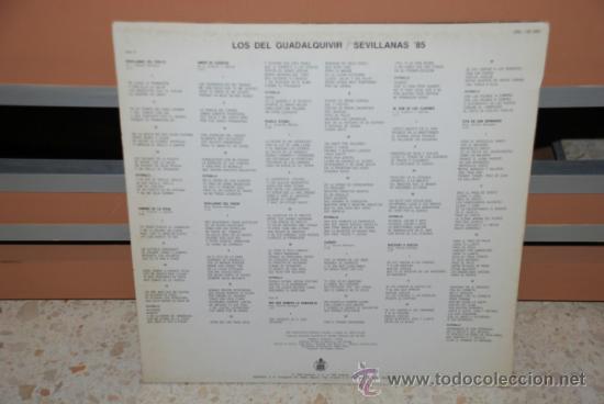 Discos de vinilo: DISCO VINILO LP LOS DEL GUADALQUIVIR &rdquo;A PULSO&rdquo; - Foto 2