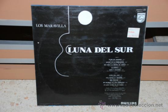 Discos de vinilo: DISCO VINILO LP LOS MARAVILLA &rdquo;LUNA DEL SUR&rdquo; - Foto 2
