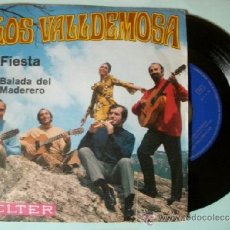 Discos de vinilo: LOS VALLDEMOSA - FIESTA / BALADA DEL MADERERO - SG BELTER 1970 SINGLE. Lote 37423374