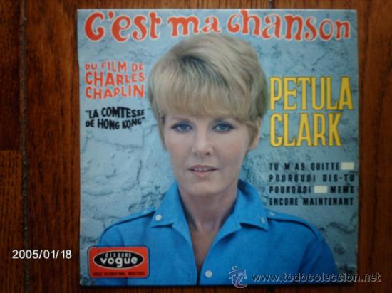 Discos de vinilo: petula  clark  -  c&acute;est ma chanson  + 3 - Foto 1