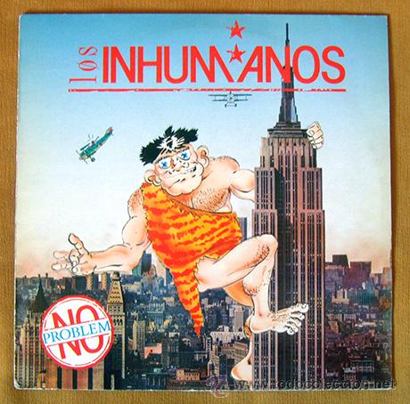 Discos de vinilo: LP . LOS INHUMANOS . NO PROBLEM . ZAFIRO 1989 - Foto 1