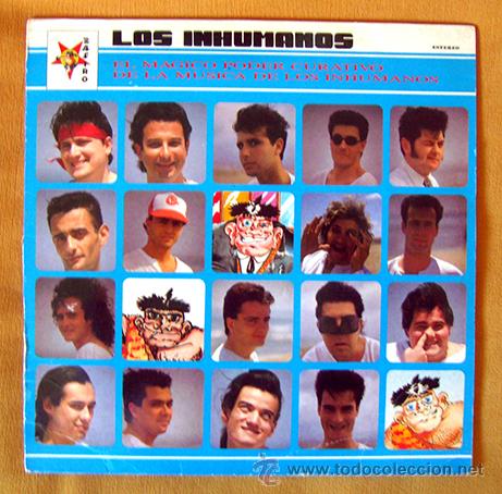 Discos de vinilo: LP . LOS INHUMANOS . EL MAGICO PODER . ZAFIRO 1991 - Foto 1