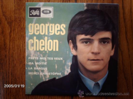 Disques de vinyle: georges chelon   - prete moi tes yeux  + 3