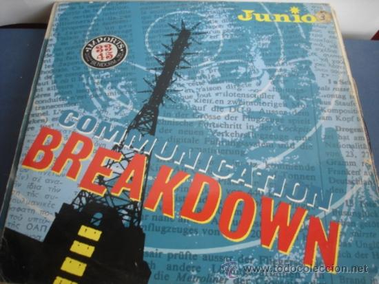 Discos de vinilo: JUNIOR COMMUNICATION BREAKDOWN - Foto 1