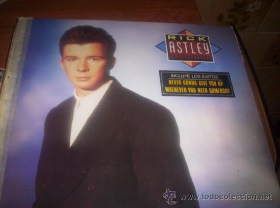 Discos de vinilo: RICK ASTLEY - WHENEVER YOU NEED SOMEBODY - Foto 1