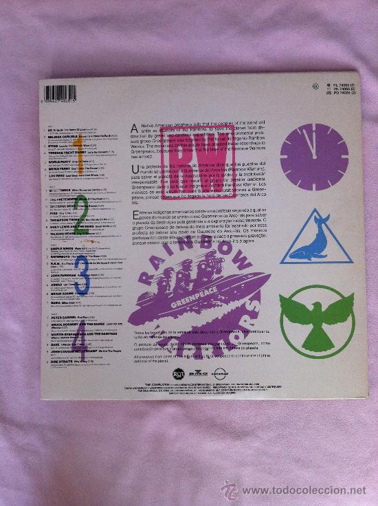 Discos de vinilo: RAINBOW WARRIOR .GREEN PEACE LP DOBLE - Foto 11