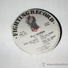 Discos de vinilo: 1 DISCO VINILO - 45 RPM - EP - AÑO 1992 - D.J ZANZA ( FELL ALL RIGHT ). Lote 37456934
