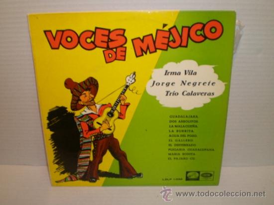 Disques de vinyle: VOCES DE MEJICO 1956 LA VOZ DE SU AMO
