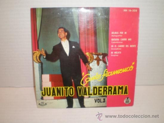Discos de vinilo: SINGLE DE JUANITO VALDERRAMA VOL. 3 HISPAVOX - Foto 1