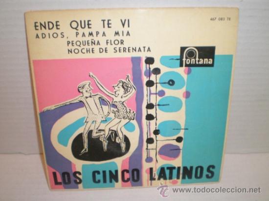 Discos de vinilo: SINGLE DE LOS 5 LATINOS A&Ntilde;OS 60 - Foto 1