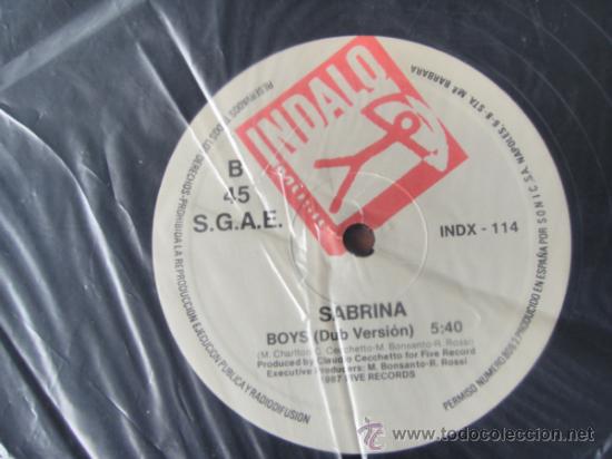 Discos de vinilo: DISCO MAXISINGLE MAXI SINGLE SABRINA BOYS - Foto 3