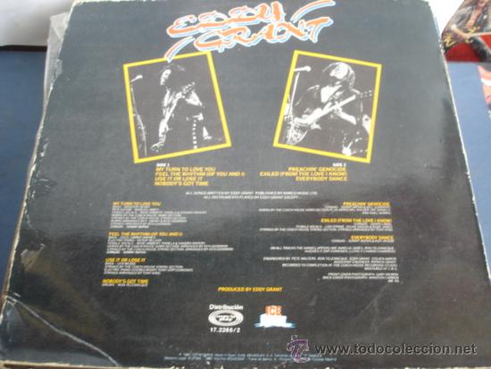 Discos de vinilo: EDDY GRANT   LOVE IN EXILE - Foto 2