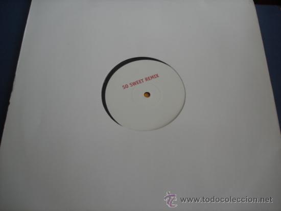 Discos de vinilo: SO SWEET  REMIX / INSTRUMENTAL - Foto 2