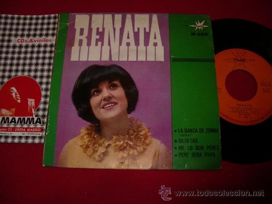Discos de vinilo: Renata La danza de Zorba EP - Foto 1