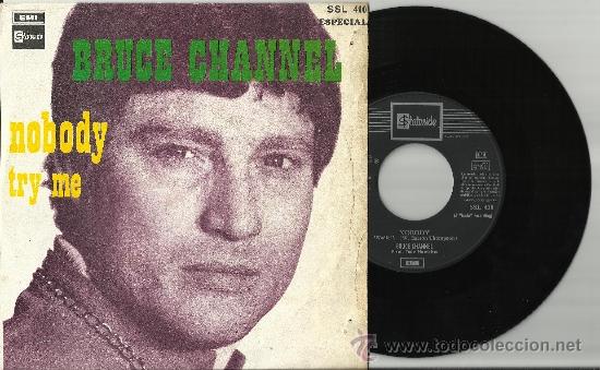 Discos de vinilo: bruce channel single nobody espa&ntilde;a 1968 - Foto 1