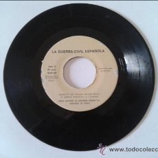 Discos de vinilo: DISCO VINILO LA GUERRA CIVIL ESPAÑOLA -LP 45RPM - EDICION URBION 1978. Lote 37609199