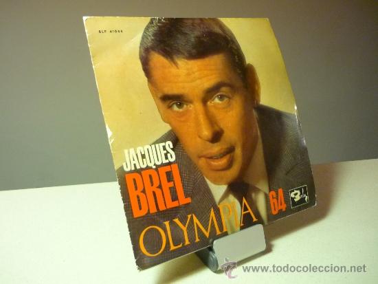 Discos de vinilo: JACQUES BREL OLYMPIA 64 10&rdquo; - Foto 1