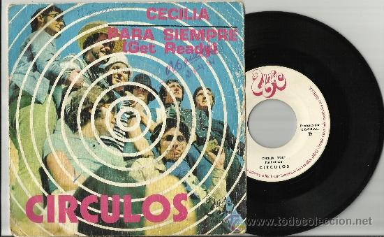 Discos de vinilo: circulos single cecilia espa&ntilde;a 1970 - Foto 1