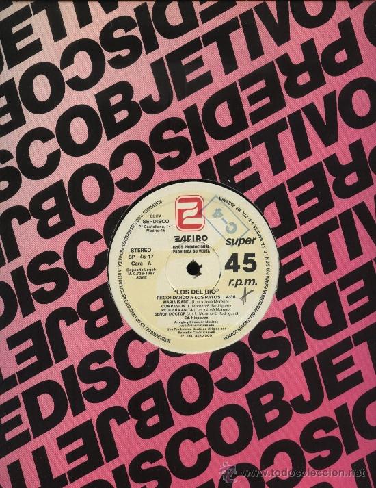 Discos de vinilo: Los del R&iacute;o - Recordando a los payos - Foto 1