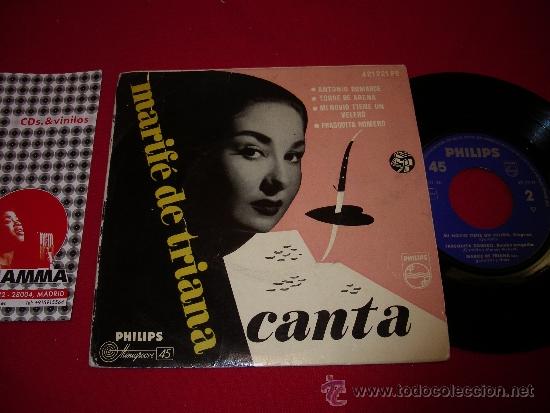 Discos de vinilo: Marife de Triana                 Canta                                 EP - Foto 1