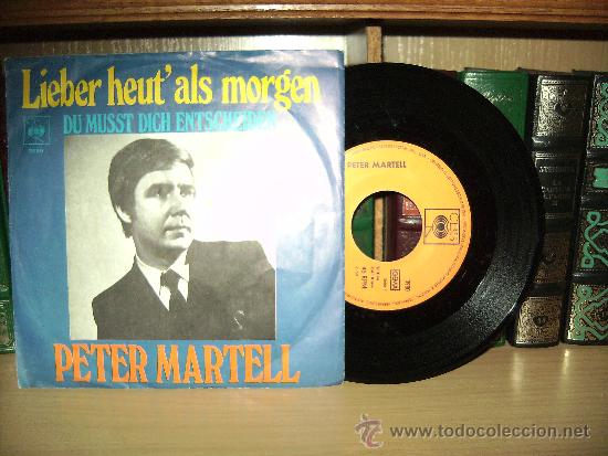Discos de vinilo: peter martell , 45 rpm. - Foto 1