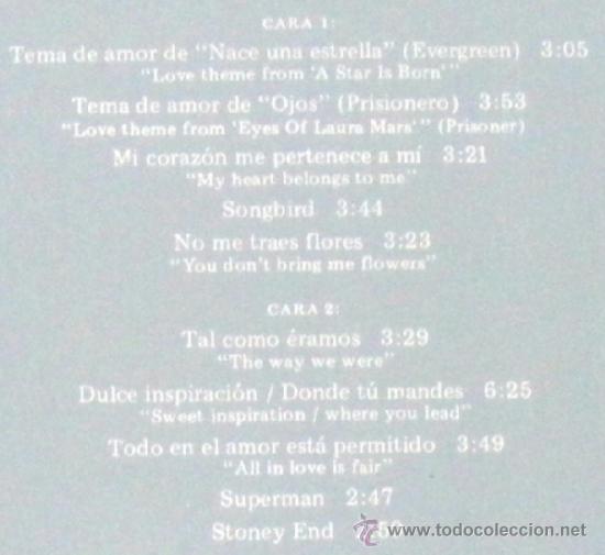 Discos de vinilo: BARBRA STREISAND`S GREATEST HITS - VOLUME 2 - Foto 2