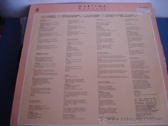 Discos de vinilo: MARISMA   MENSAJE - Foto 2